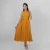 Liora Shirt Midi Dress - yellow