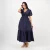 Eileena Tier Dress - blue