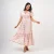 Clara Tiered Dress - peach