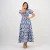 Clara Tiered Dress - blue