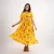 Serenade Wrap Dress - yellow