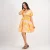 Aria Flare Dress - yellow
