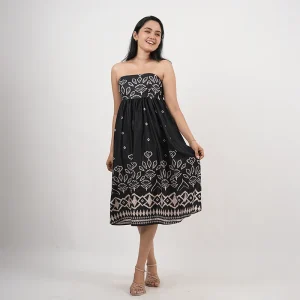 Maya Strapless Midi Dress