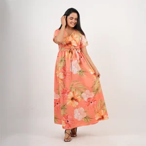 Tropic Wrap Maxi Dress