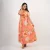 Tropic Wrap Maxi Dress - peach