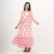 Azure Motif Maxi Dress - pink