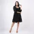 Eda Tier Dress - black
