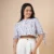 Willow Charm Crop Top - blue
