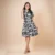 Sapphire Bloom Dress - black