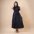 Midnight Grace Maxi Dress - black