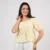 Rosalie Gathered Top - yellow