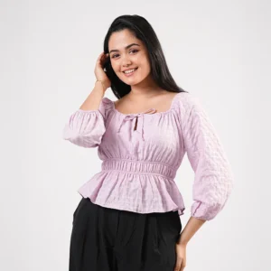 Seya Charm Peplum Top