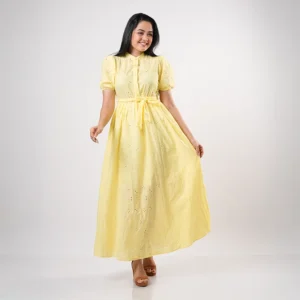 Meadowlight Tie-Waist Midi Dres