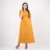 Timeless Ease Button-Down Maxi Dress - yellow