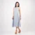Sunlit Grace Halter Midi Dress - blue